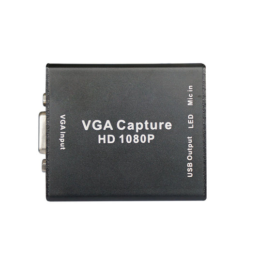 VGA to USB 2.0 Video Capture Card 1080P Driver Free with Audio Input for Medical Imaging Monitoring and Recording