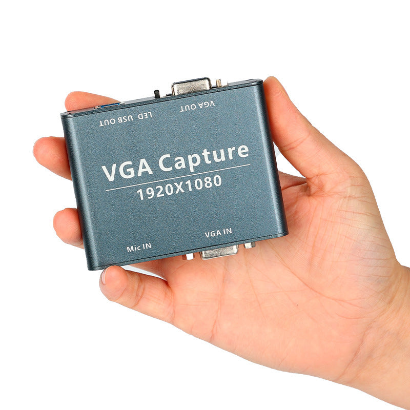 XingZers VGA USB 3.0 Capture Card with Loop Out, 1080P Driver Free for B Ultrasound Imaging, Camera Recording and Streaming