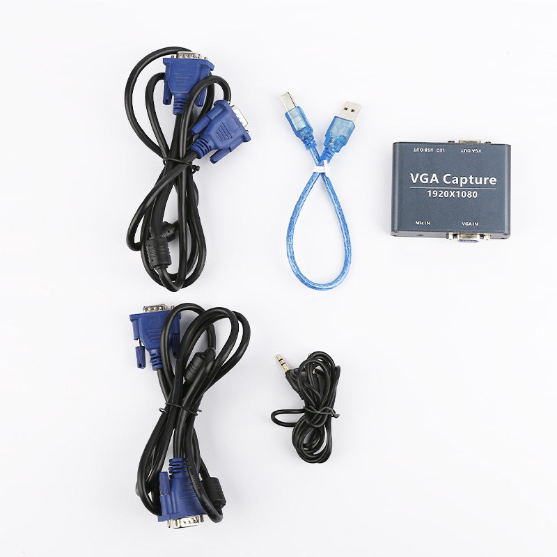 XingZers  VGA to USB 3.0 Video Capture Card with Loop Out, 1080P Driver Free for Ultrasound Camera Arcade and Live Streaming